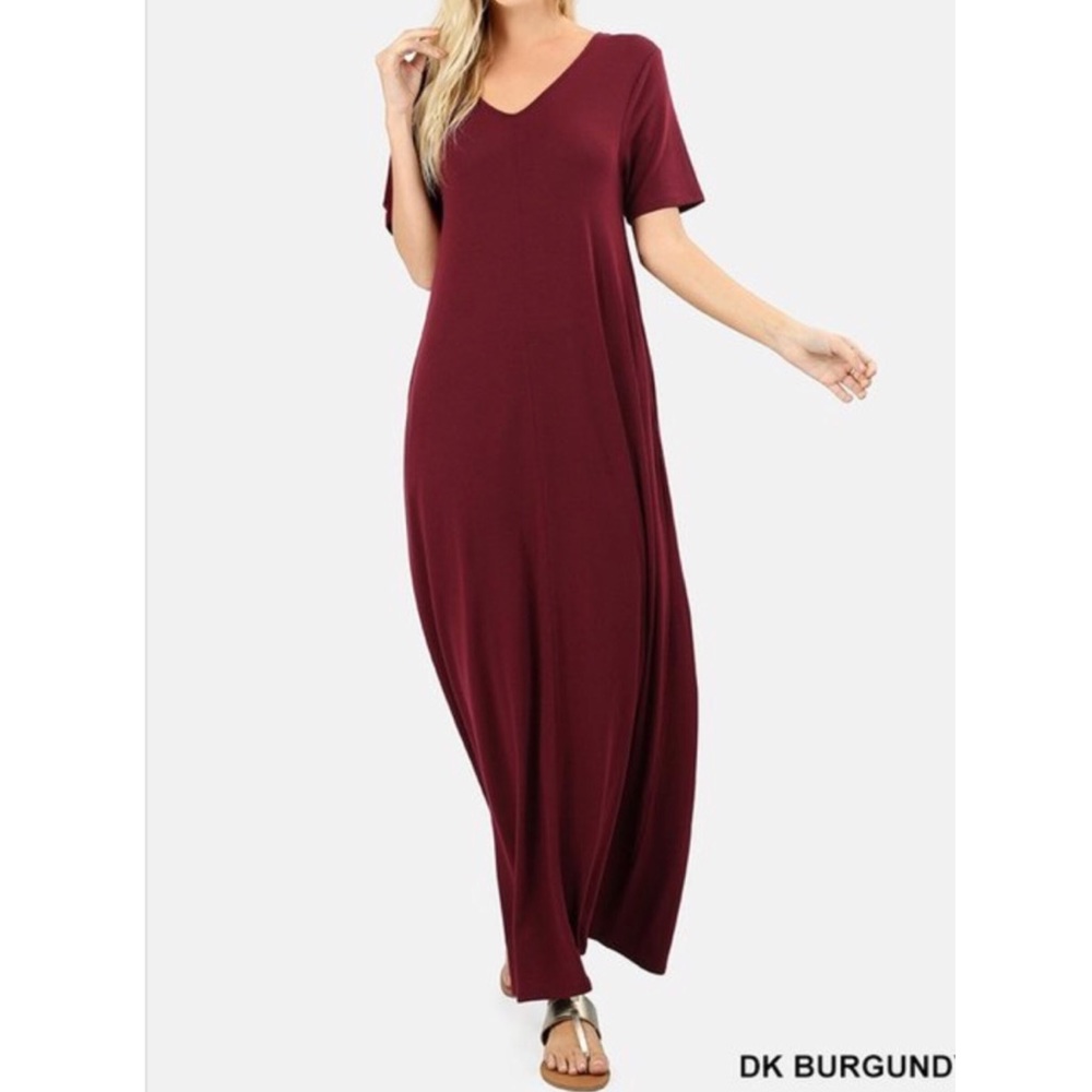 Burgundy Maxi dress - Picture 1 of 2